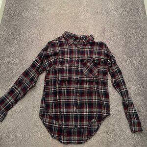 Brandy Melville Flannel Button Up Shirt